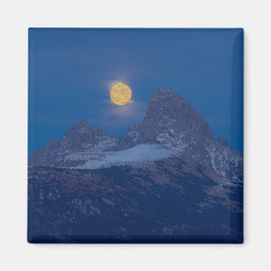 Aimant Pleine lune en hausse   Grand Teton Driggs, Idaho