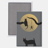 Aimant Pleine Lune Hantée (Recto/Verso)
