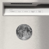 Aimant Pleine lune Pi Day Fun (In Situ (Lave-vaisselle))