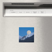 Aimant Pleine lune Sur Alyeska Station De Ski, Alaska (In Situ (Lave-vaisselle))