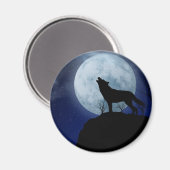 Aimant Pleine lune Wolf (Recto/Verso)
