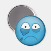 Aimant Pleurer bleu (Recto/Verso)
