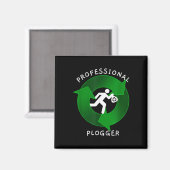Aimant Plogger Professionnel - Jogger environnement de Pl (Recto/Verso)