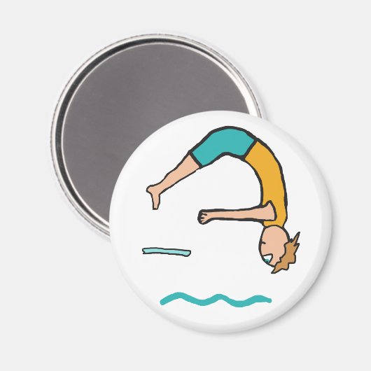 Aimant Plongée (Recto/Verso)