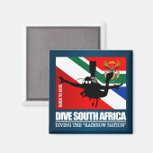 Aimant Plongée Afrique du Sud DF2 (Recto/Verso)