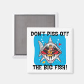 Aimant Plongée amusante en plongée sous-marine (Recto/Verso)