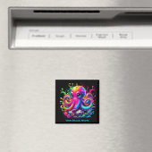 Aimant Plongée de pieuvre colorée (In Situ (Lave-vaisselle))