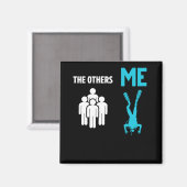 Aimant Plongée sous-marine Diver amusant (Recto/Verso)