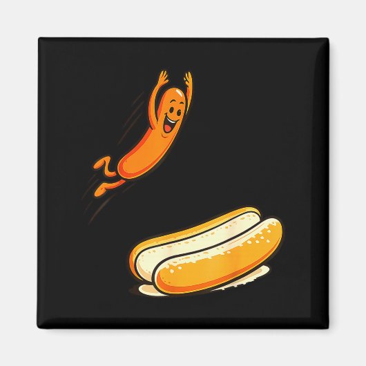 Aimant Plongeon haut du hotdog (Devant)