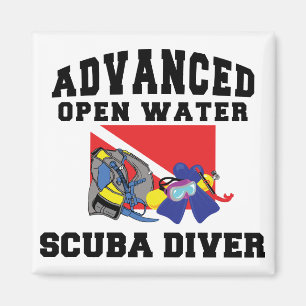 Aimant Plongeur de SCUBA en eau libre avancé