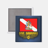 Aimant Plongez aux Bahamas 2 (Recto/Verso)