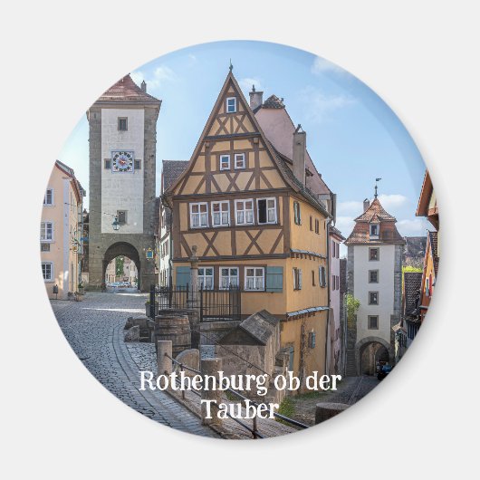 Aimant Plönlein à Rothenburg ob der Tauber, Allemagne (Devant)