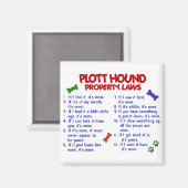 Aimant PLOTT HOUND, propriété Lois 2 (Recto/Verso)