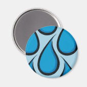 Aimant Pluie bleue (Recto/Verso)