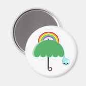 Aimant pluie goutte de parapluie (Recto/Verso)