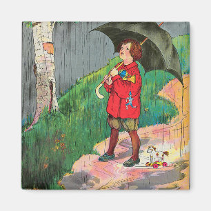 Aimant Pluie, Pluie, Pars - Mère Goose Nurserme Rhyme