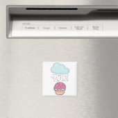 Aimant Pluies sur Cupcake (In Situ (Lave-vaisselle))
