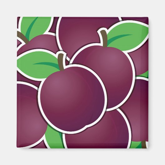 Aimant Plum funky (Devant)