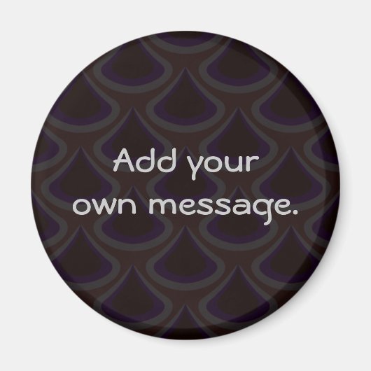 Aimant Plum Peacock Drops (Devant)