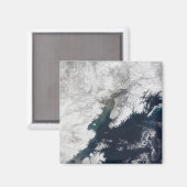 Aimant Plume de cendres du mont Redoute, Alaska (Recto/Verso)