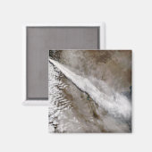 Aimant Plume de l'éruption du volcan Chaiten, Chili (Recto/Verso)