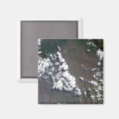 Aimant Plume monte du volcan Nyiragongo en RDC (Recto/Verso)