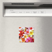 Aimant Plumeria Frangipani Hawaii Fleur Customisée (In Situ (Lave-vaisselle))