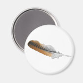 Aimant Plumes de faucon rouge (Recto/Verso)