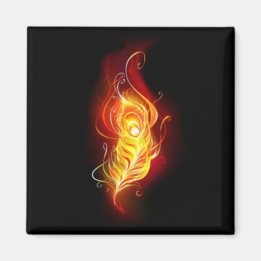 Aimant Plumes de paquetage de feu (Devant)