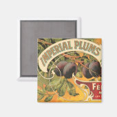 Aimant Plums impériaux (Recto/Verso)