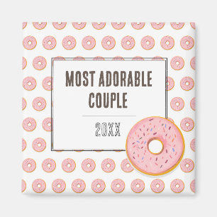 Aimant Plus adorable couple Valentines Jour cadeau
