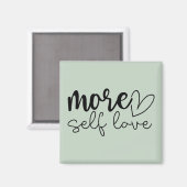 Aimant "Plus d'amour de soi" Boho Inspiration Motivationn (Recto/Verso)