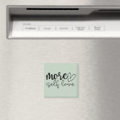 Aimant "Plus d'amour de soi" Boho Inspiration Motivationn (In Situ (Lave-vaisselle))
