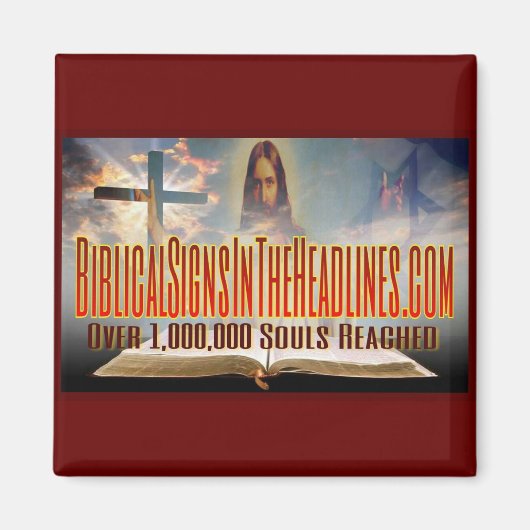 Aimant "Plus de 1 000 000 Âmes" (Devant)