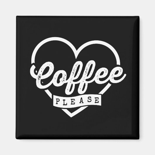 AIMANT PLUS DE CAFÉ S'IL VOUS PLAÎT (Devant)