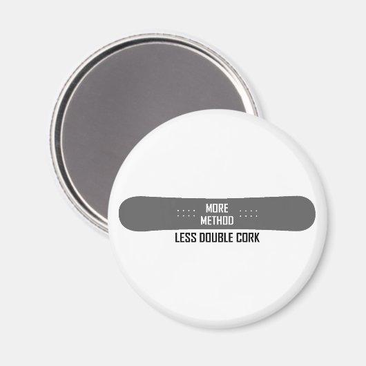 Aimant Plus de méthode Moins de double liège (Recto/Verso)