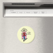 Aimant Plus de numéros qu'un Humour de magazine (In Situ (Lave-vaisselle))