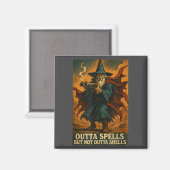 Aimant Plus de sorts mais pas sans coquilles Magicien Fan (Recto/Verso)