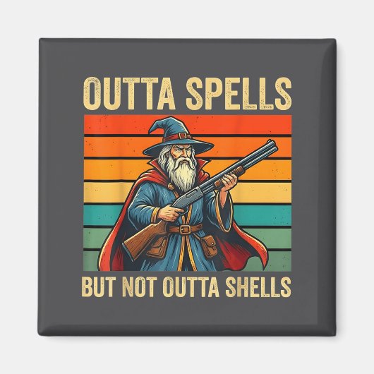 Aimant Plus de sorts mais pas sans coquilles Magicien Fan (Devant)