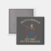 Aimant Plus de sorts mais pas sans coquilles Magicien Fan (Recto/Verso)