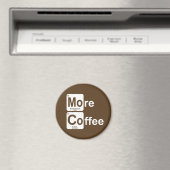 Aimant Plus de tableau périodique du café (In Situ (Lave-vaisselle))