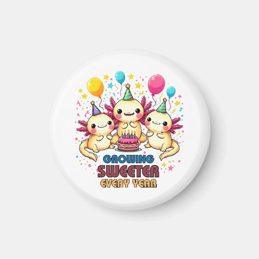 Aimant Plus doux avec chaque année (Devant)