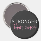 Aimant Plus fort que le cancer (Recto/Verso)