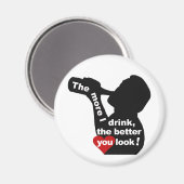 Aimant Plus je bois d'aimant (Recto/Verso)