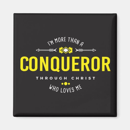 Aimant "Plus qu'un conquérant" (Devant)
