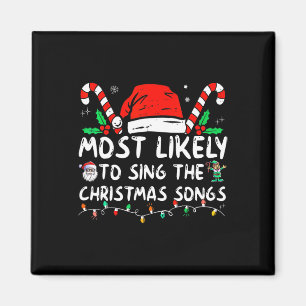 Aimant Plus susceptible de chanter les chants de Noël de