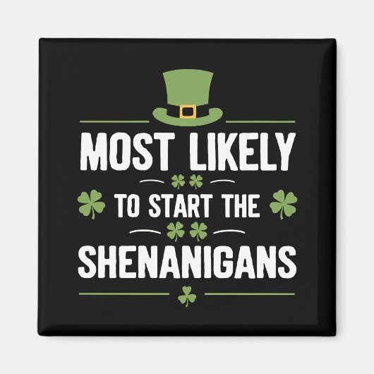 Aimant Plus Susceptible de Déclencher les Shenanigans St  (Devant)