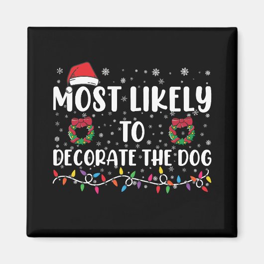 Aimant Plus Susceptible de Décorer le Chien Correspondant (Devant)