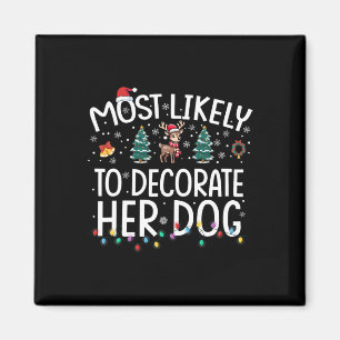Aimant Plus Susceptible de Décorer Son Chien Amusant Noël