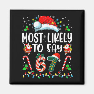 Aimant Plus susceptible de dire 67 Meme Six Sept Santa No